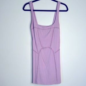 Free people lavender mini dress